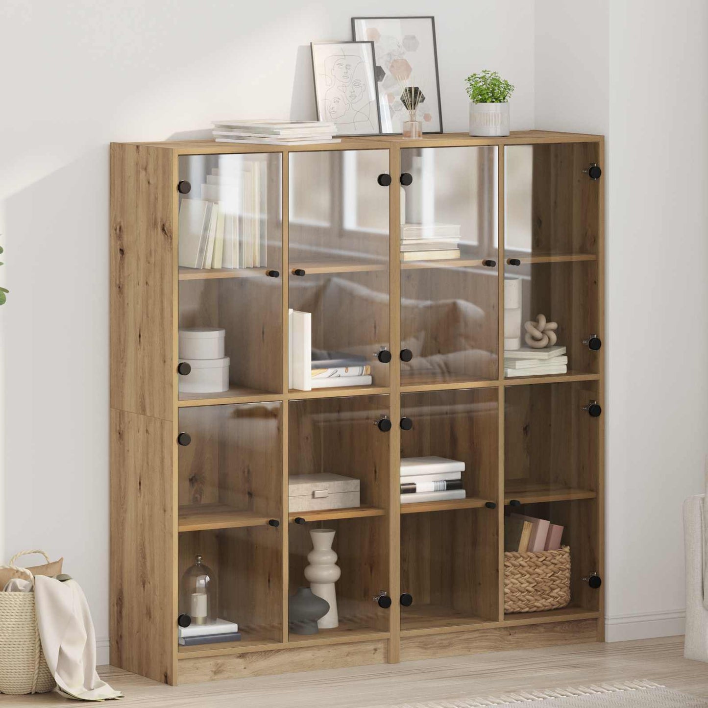Highboard 68 X 37 X 142 Cm Holzwerkstoff