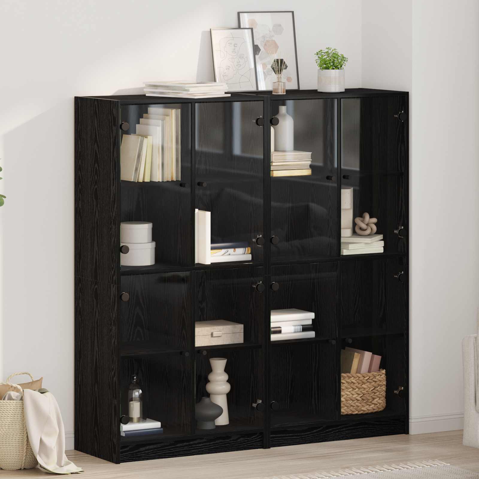 Highboard 68 X 37 X 142 Cm Holzwerkstoff