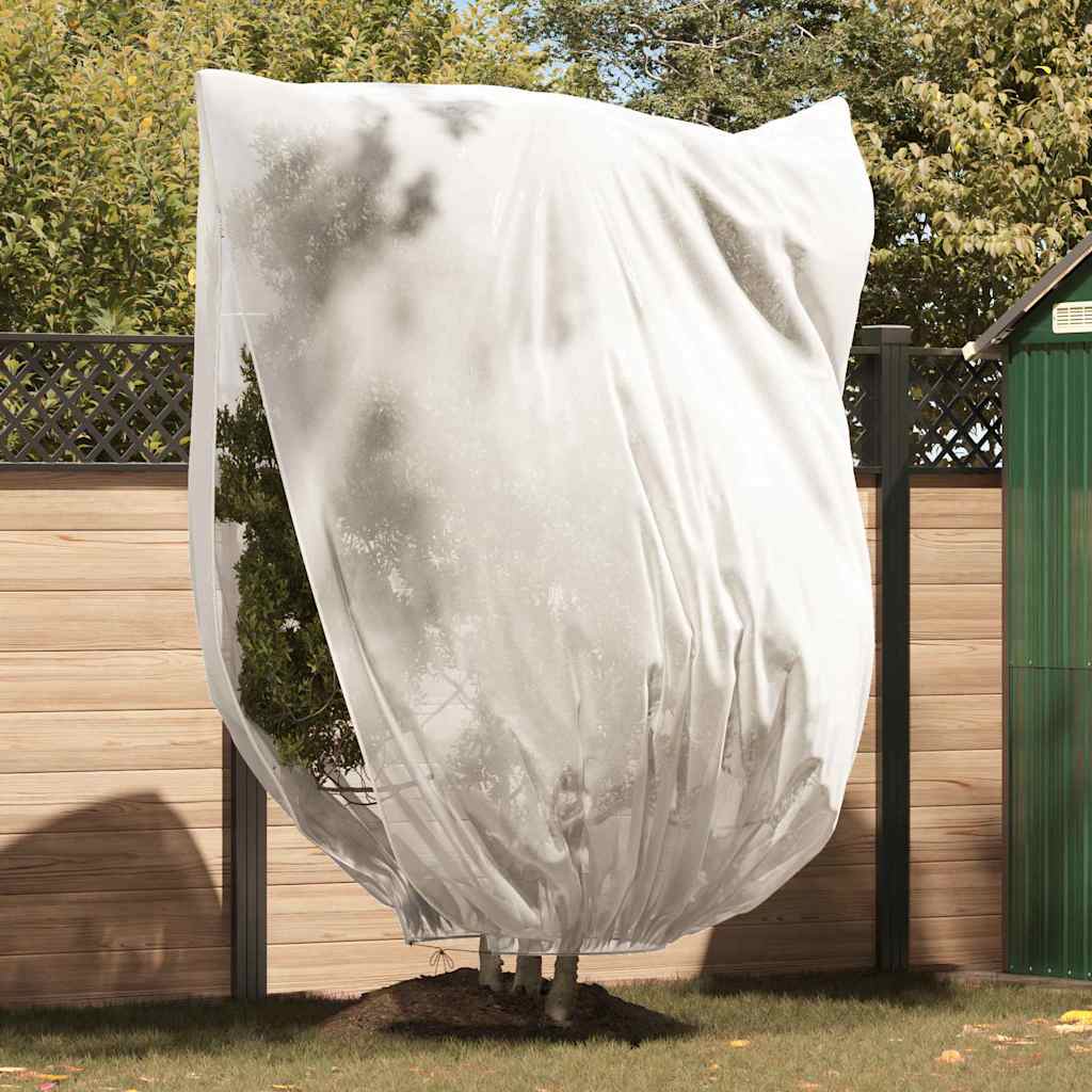 Wintervlies Mit Reißverschluss 2 Stk. 70 G/M² 1X1,55 M Weiß