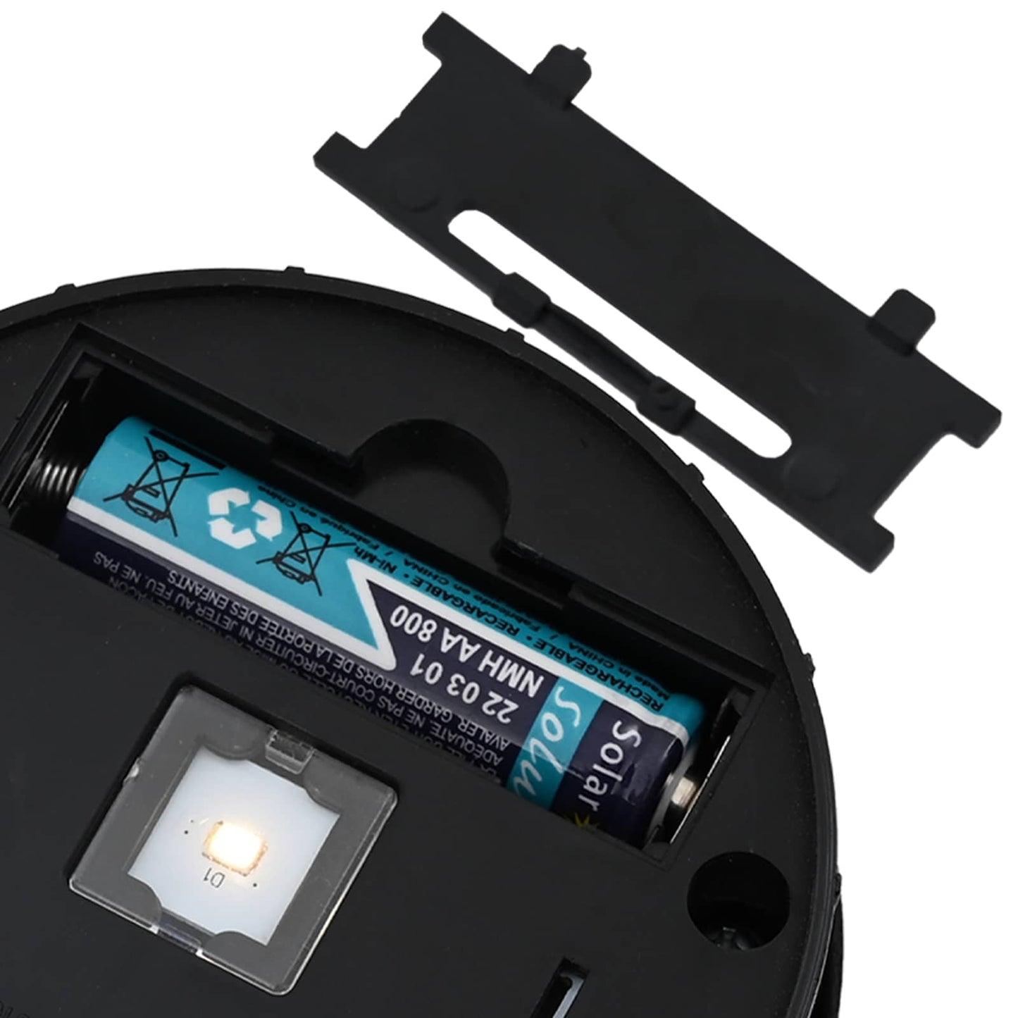 Solar Led Wegeleuchte 2 Pcs Kalt Gewalzter Stahl