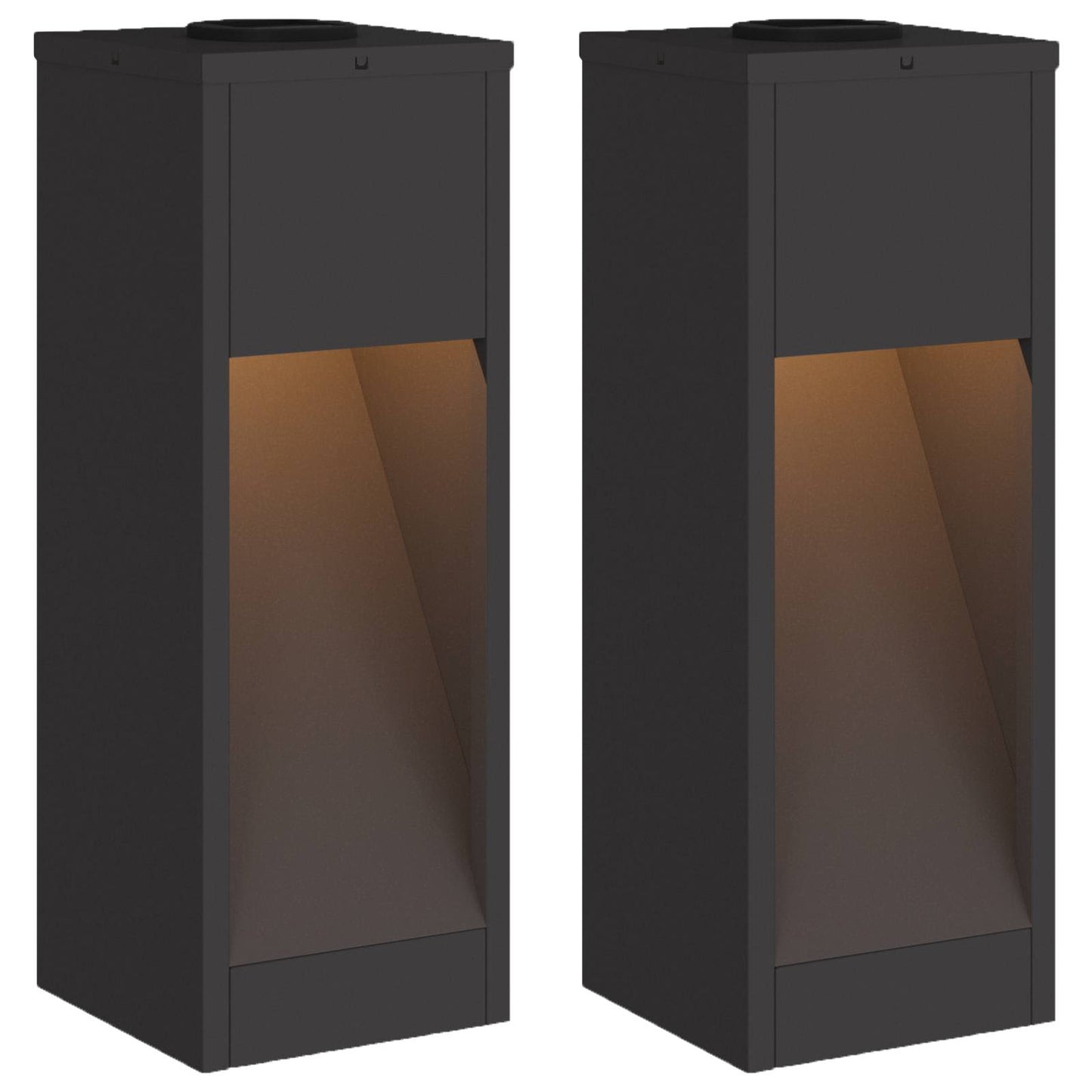 Solar Led Wegeleuchte 2 Pcs Kalt Gewalzter Stahl