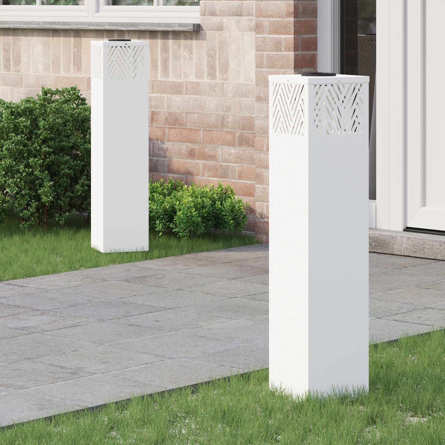 Solar Led Weg Licht 2 Pcs Kalt Gewalzter Stahl
