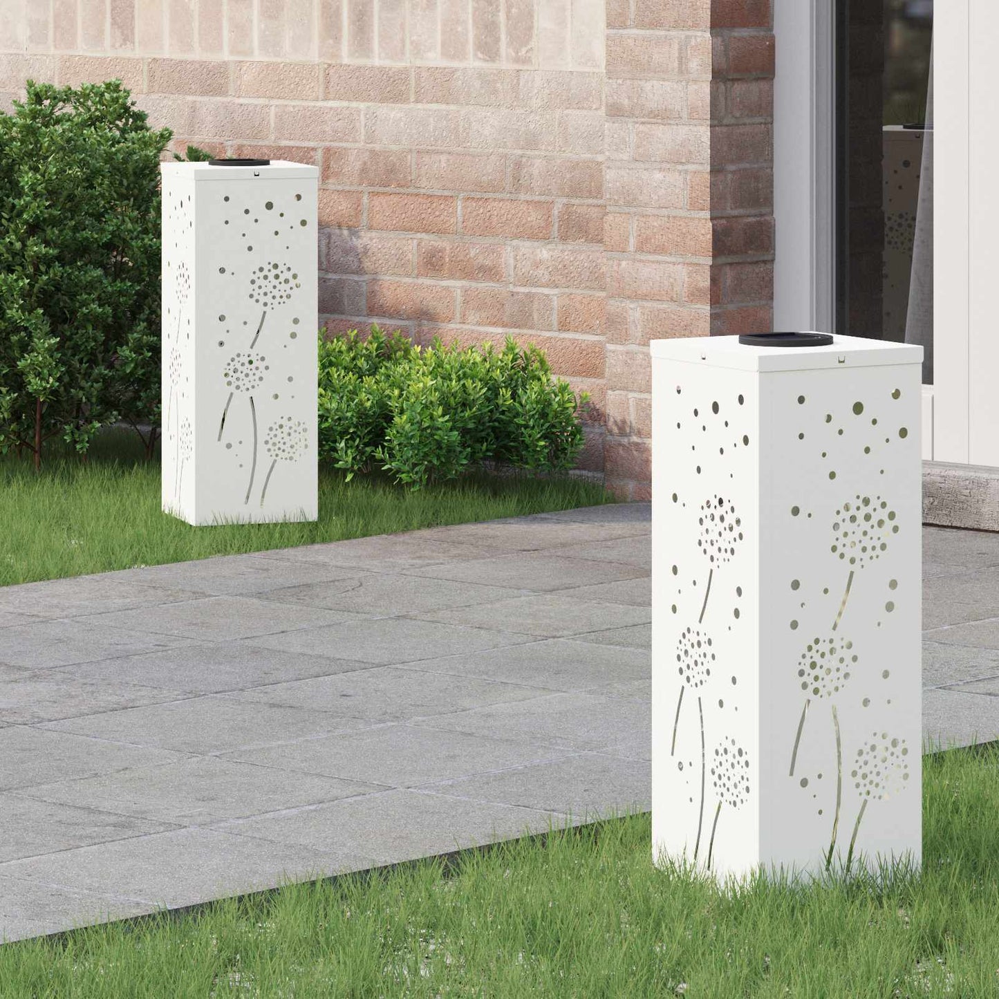 Solar Led Weg Licht 2 Pcs Kalt Gewalzter Stahl