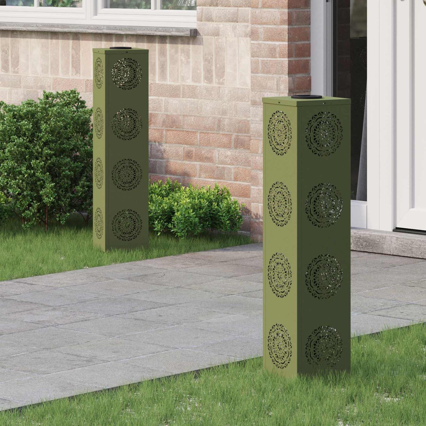 Solar Led Weg Licht 2 Pcs Kalt Gewalzter Stahl