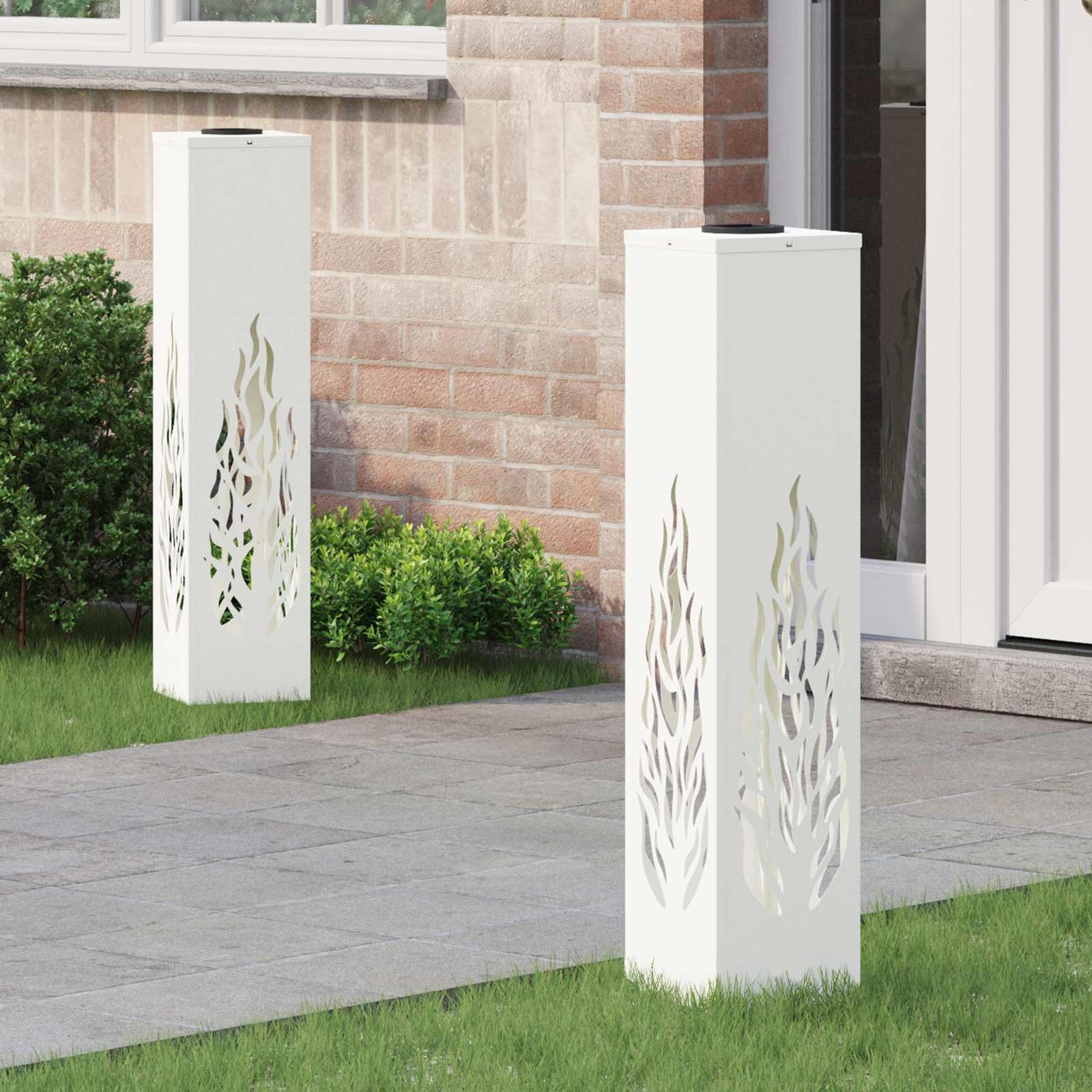 Solar Led Weg Licht 2 Pcs Kalt Gewalzter Stahl