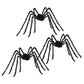 Halloween Spinnen Dekoration 3 Pcs Schwarz