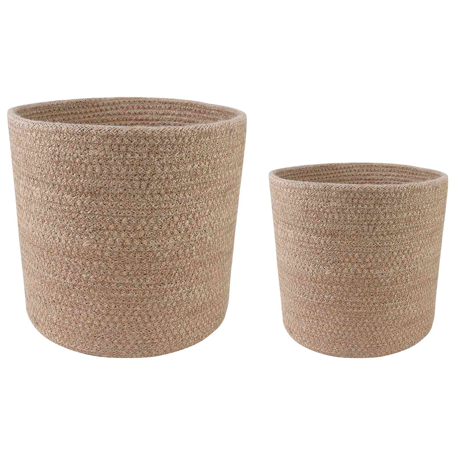 Pflanztopfsatz 2 Pcs Ø 28 X 28 Cm 100% Tossa-Jute
