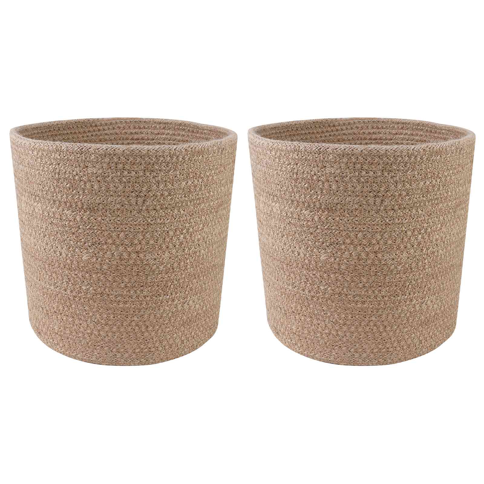 Pflanztopfsatz 2 Pcs Ø 28 X 28 Cm 100% Tossa-Jute