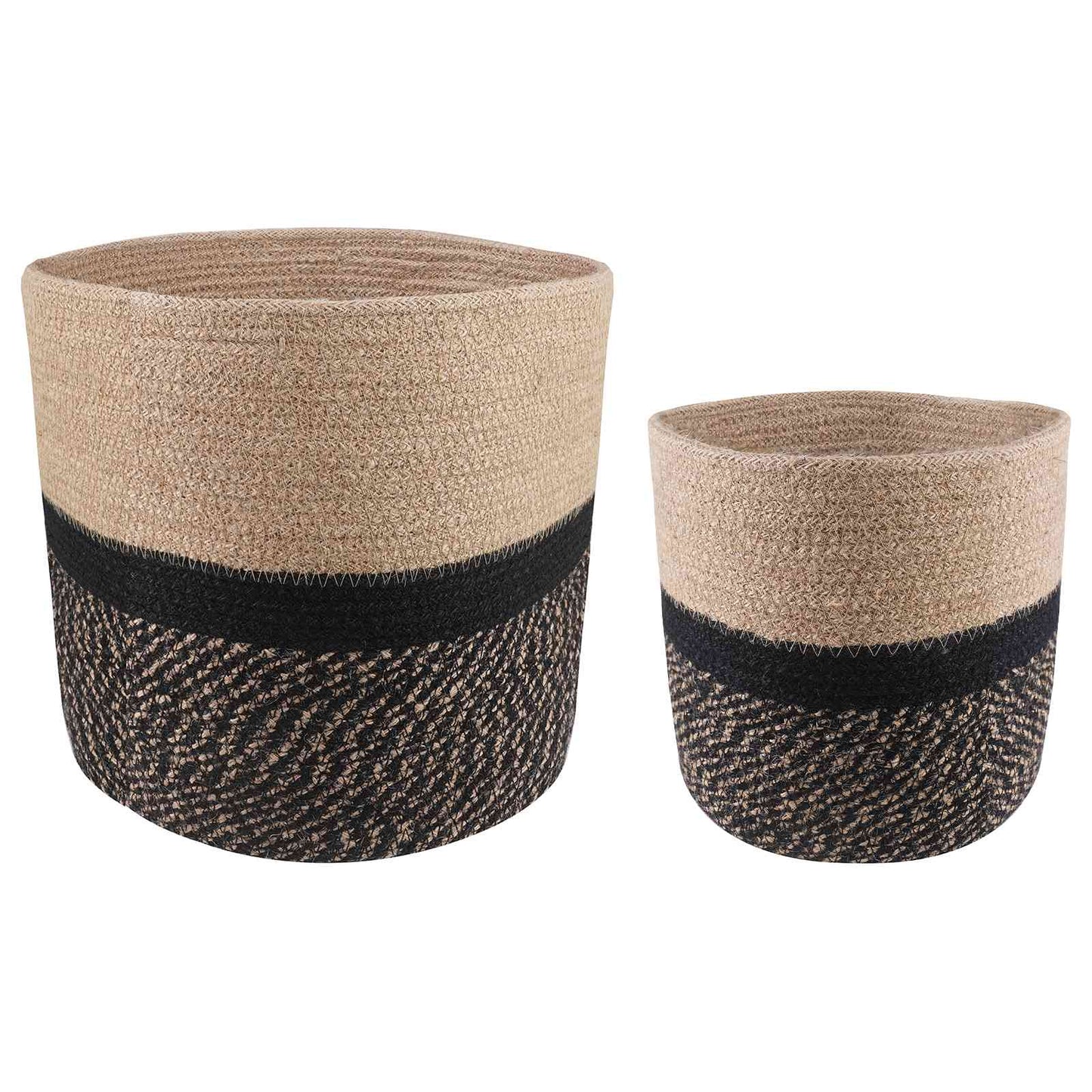 Pflanztopfsatz 2 Pcs Ø 28 X 28 Cm 100% Tossa-Jute