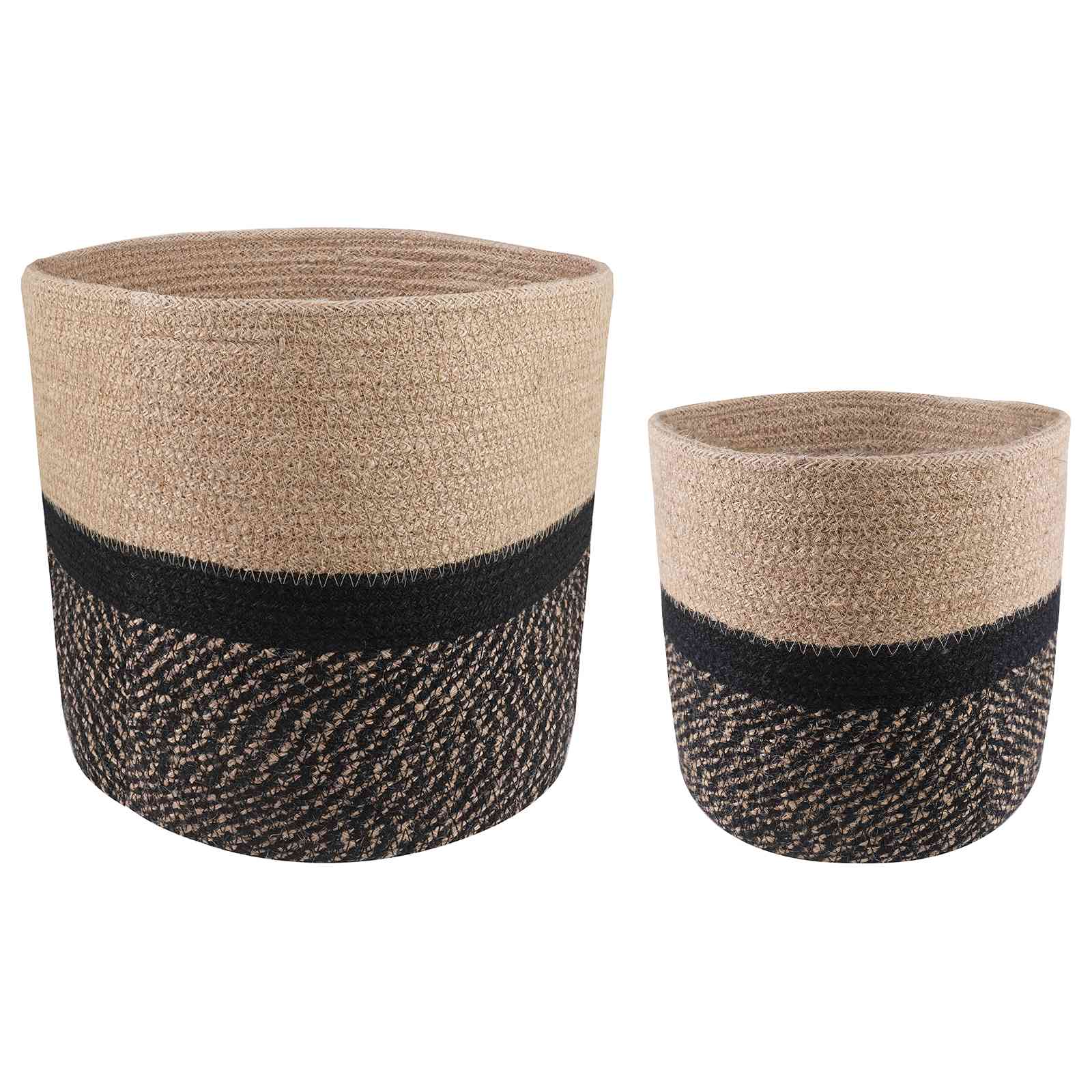 Pflanztopfsatz 2 Pcs Ø 28 X 28 Cm 100% Tossa-Jute