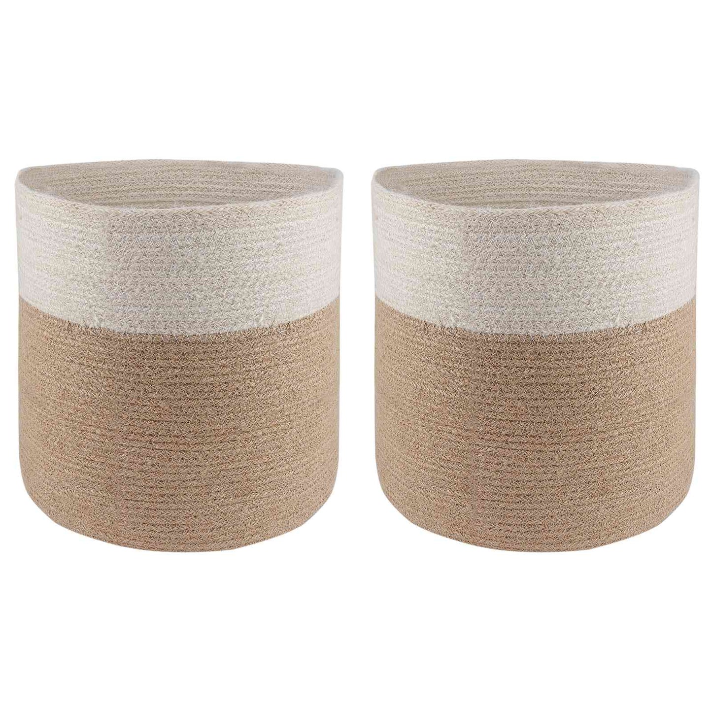 Pflanztopfsatz 2 Pcs Ø 28 X 28 Cm 100% Tossa-Jute