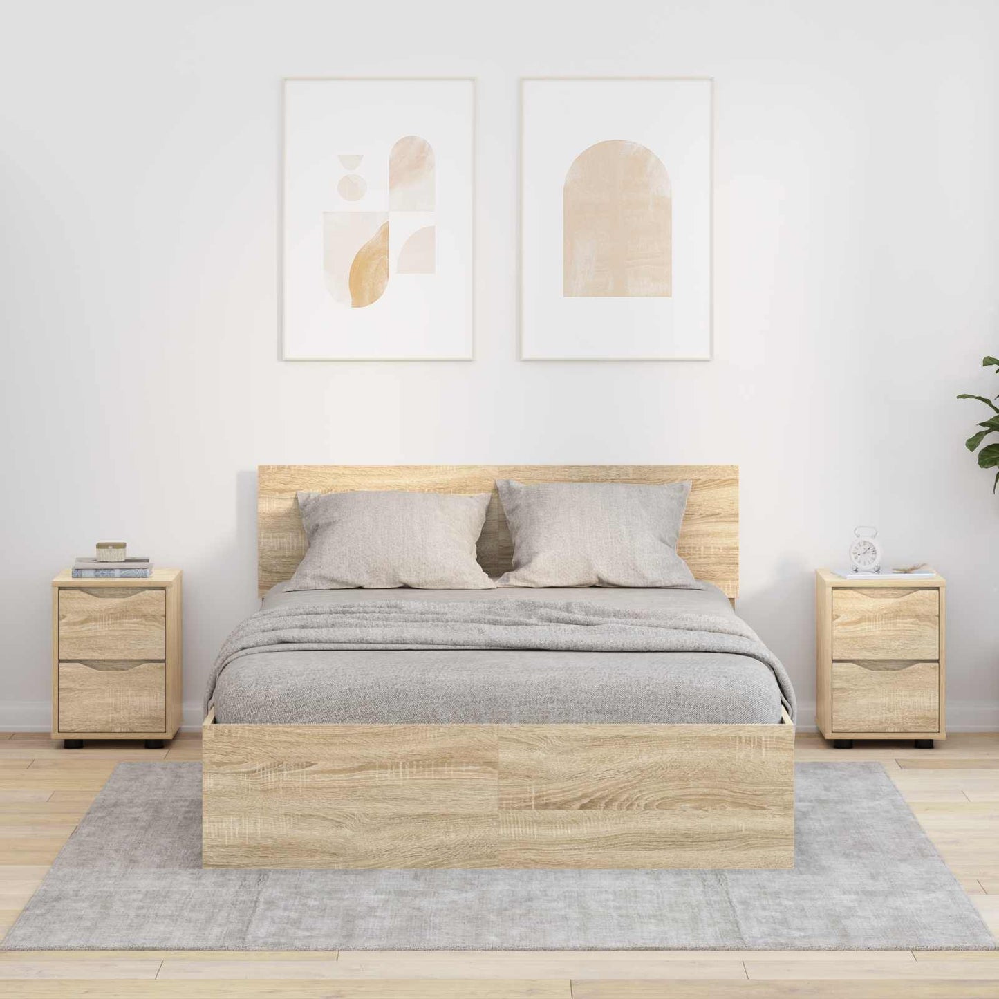 Nachttisch 30,5 X 30 X 43 Cm Holzwerkstoff
