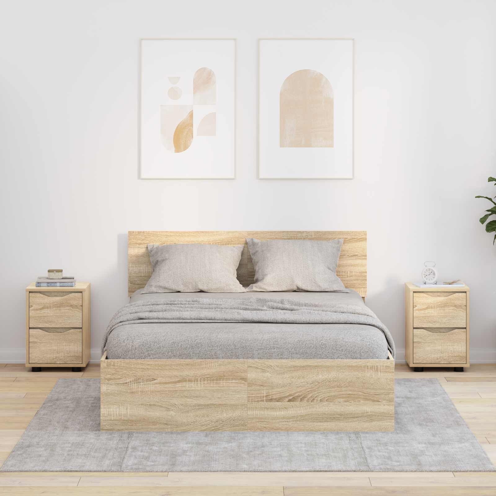 Nachttisch 30,5 X 30 X 43 Cm Holzwerkstoff