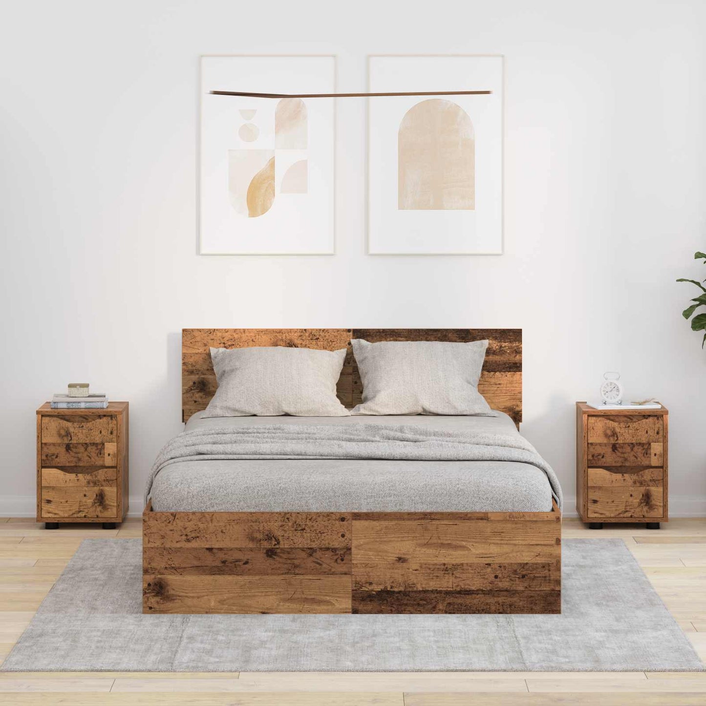 Nachttisch 30,5 X 30 X 43 Cm Holzwerkstoff