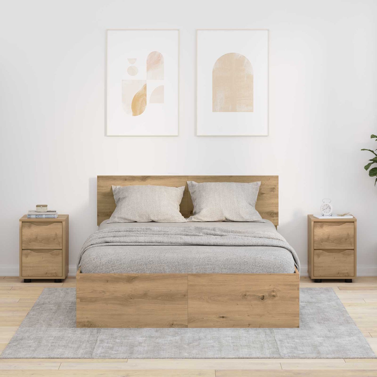 Nachttisch 30,5 X 30 X 43 Cm Holzwerkstoff