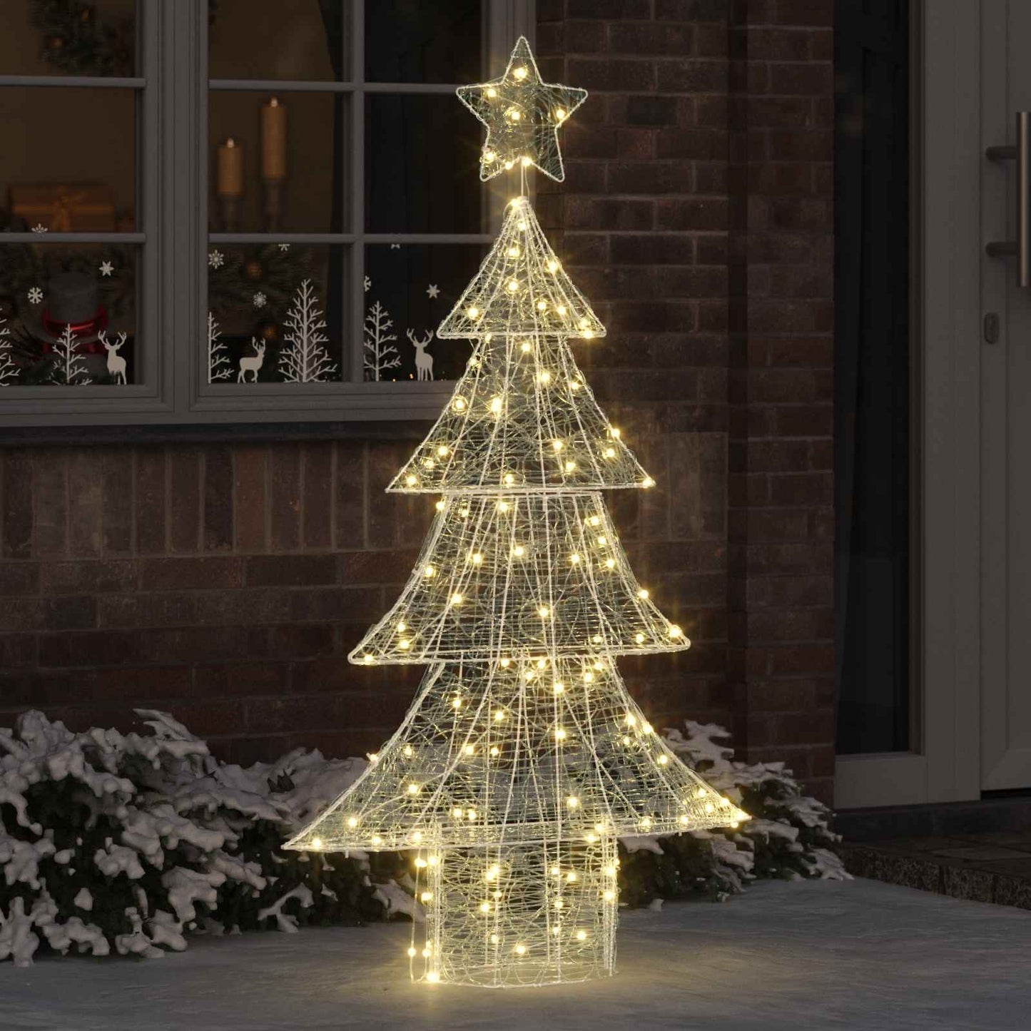 Weihnachtsbaum Mit 100 Leds 120 Cm Acryl