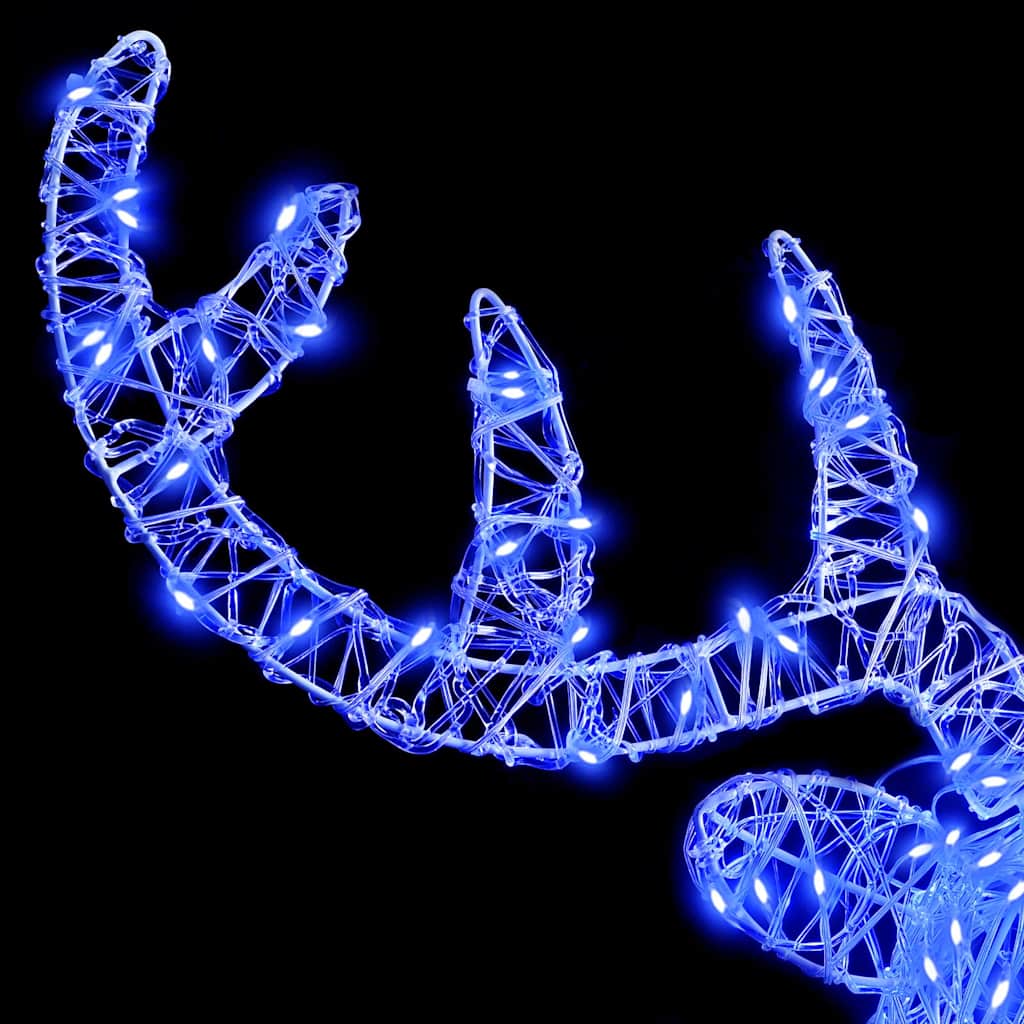 Rentierkopf Mit 140 Leds 68 X 36,5 X 62,5 Cm Acryl