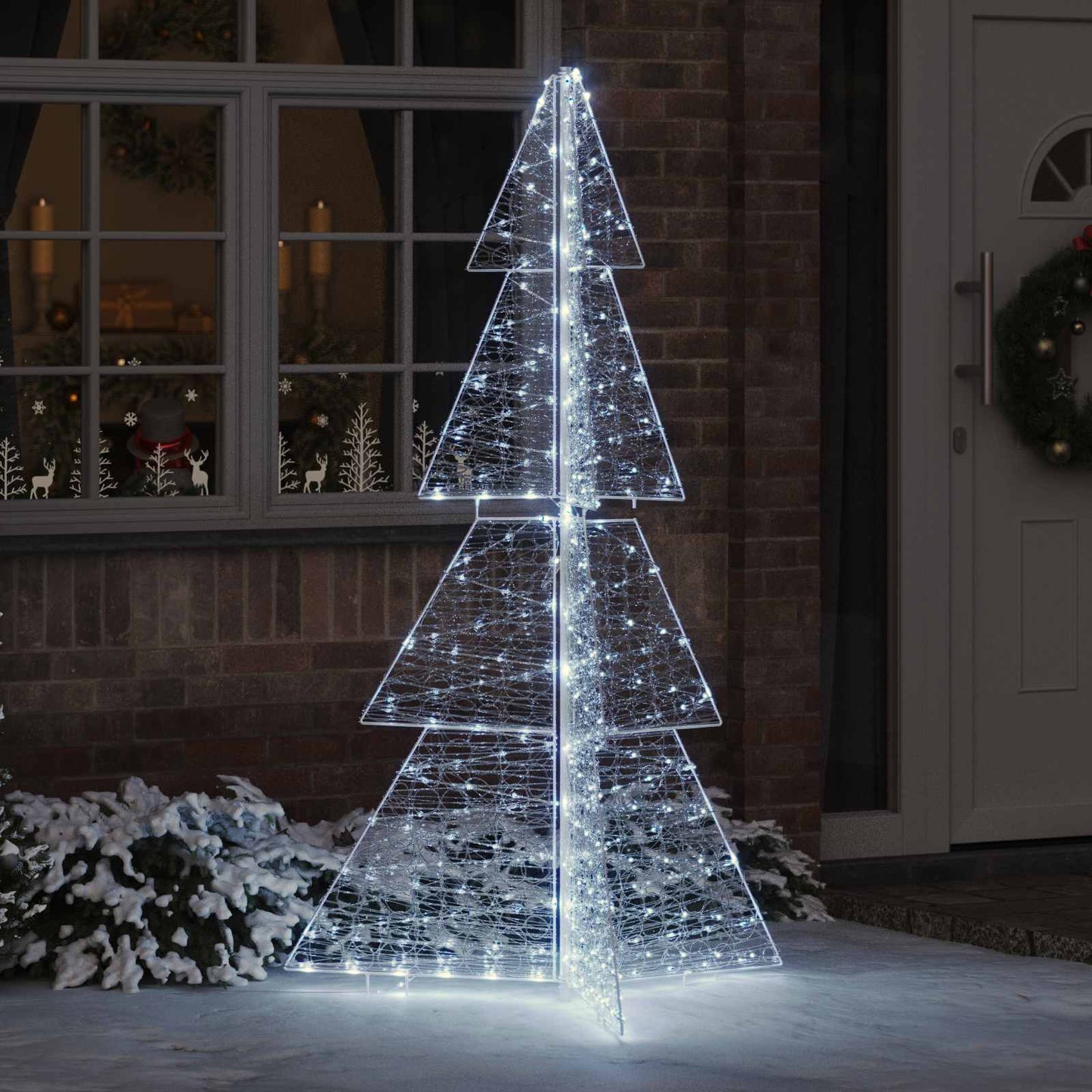 Weihnachtsbaum Mit 100 Leds Warmes Weiß Acryl