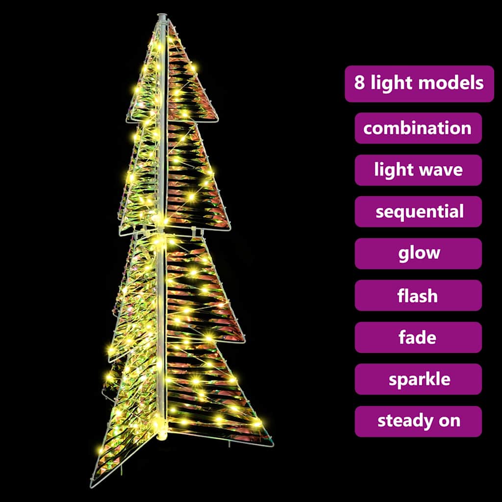 Weihnachtsbaum Mit 100 Leds Warmes Weiß Pet