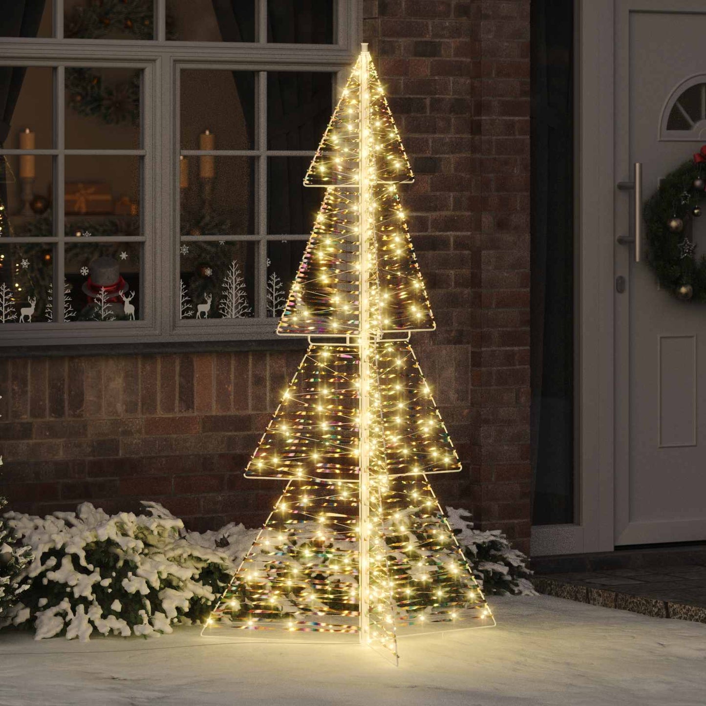 Weihnachtsbaum Mit 100 Leds Warmes Weiß Pet