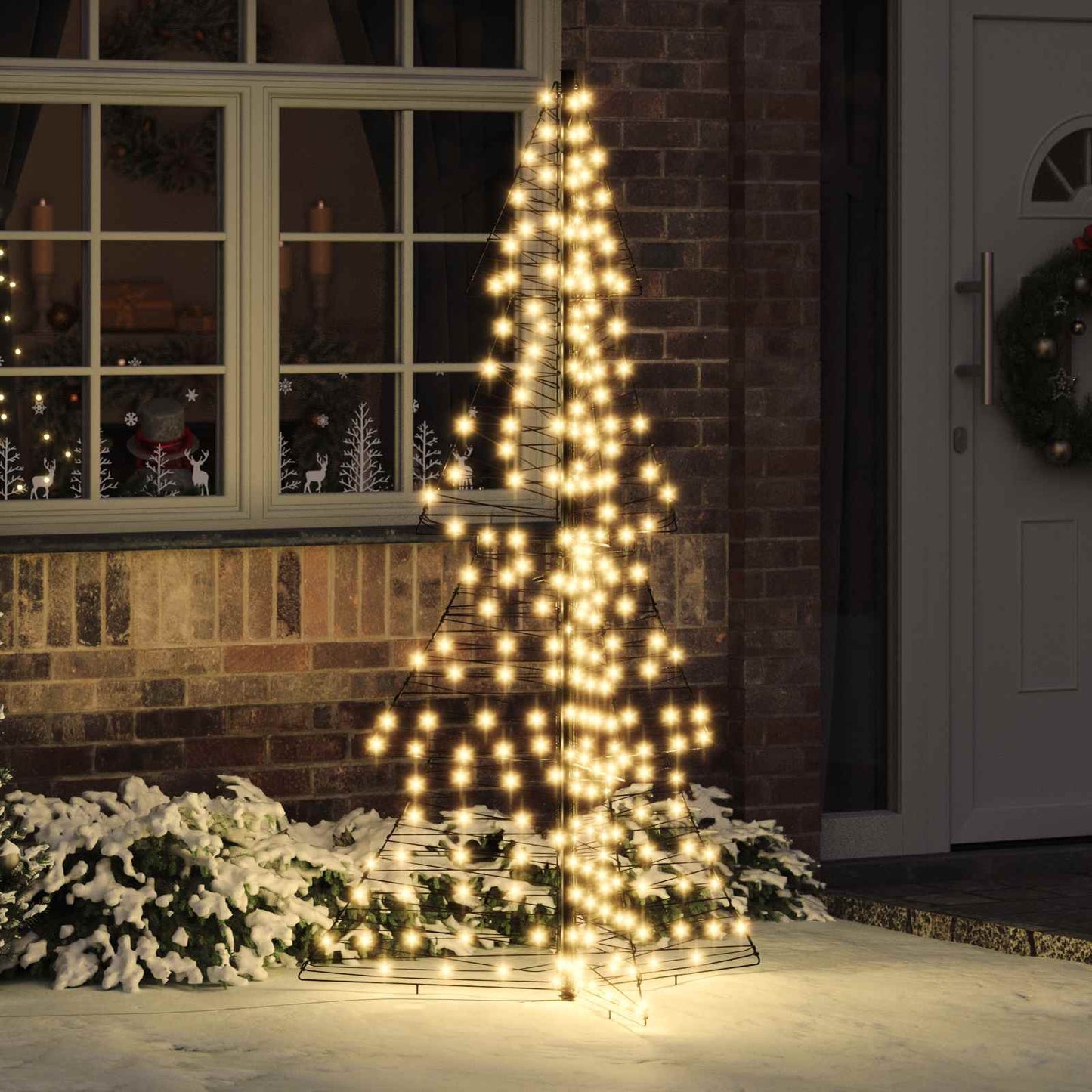 Weihnachtsbaum Mit 100 Leds Warmes Weiß Pet