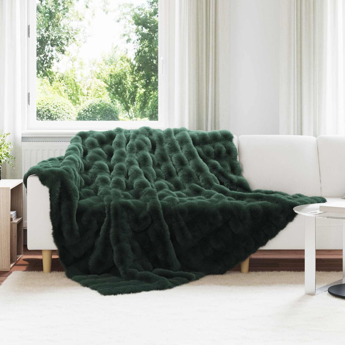 Rutschfeste Decke Aus Kunstkaninchenfell Olite 4 Pcs