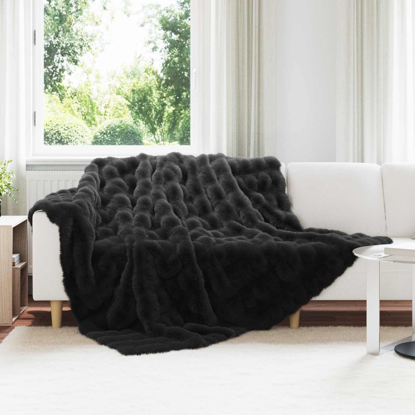 Rutschfeste Decke Aus Kunstkaninchenfell Olite 4 Pcs