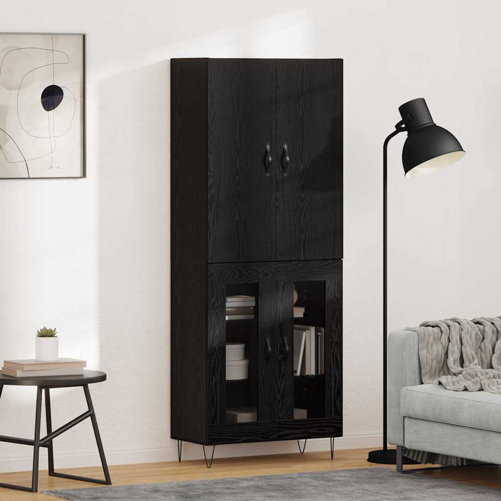 Highboard 69,5X34X180 Cm Holzwerkstoff