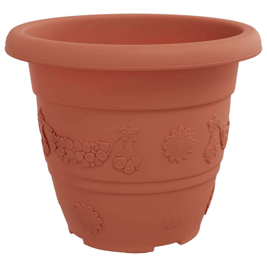 Runder Blumentopf 6 Pcs Kunststoff