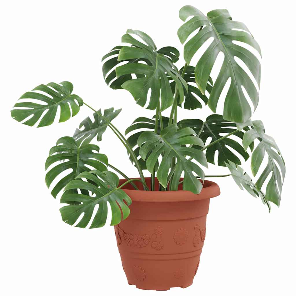 Runder Blumentopf 6 Pcs Kunststoff