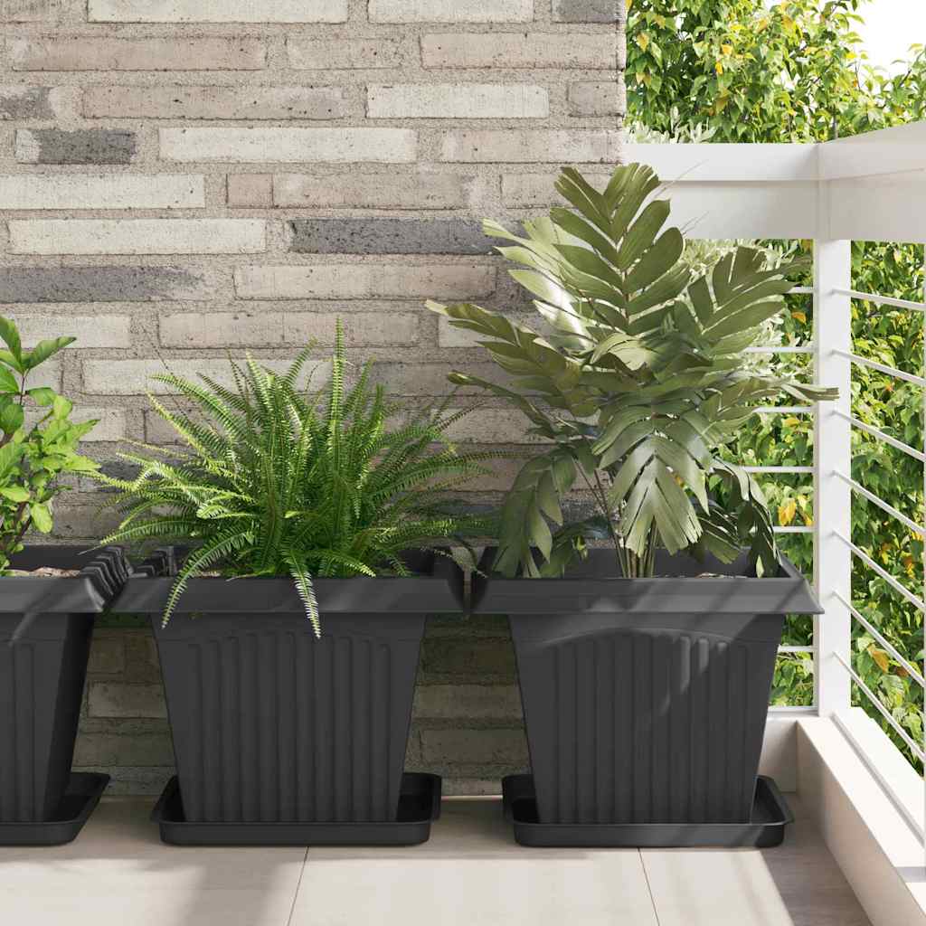 Quadratisches Blumentablett 6 Pcs