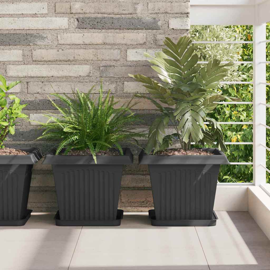 Quadratisches Blumentablett 6 Pcs