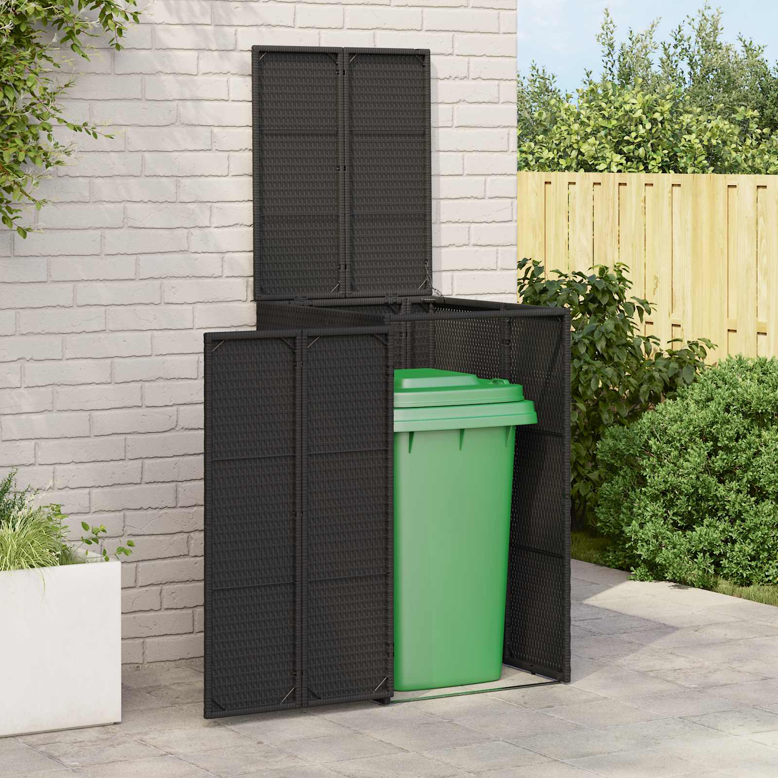 Mülltonnenbox 65 X 80 X 115 Cm Polyethylen