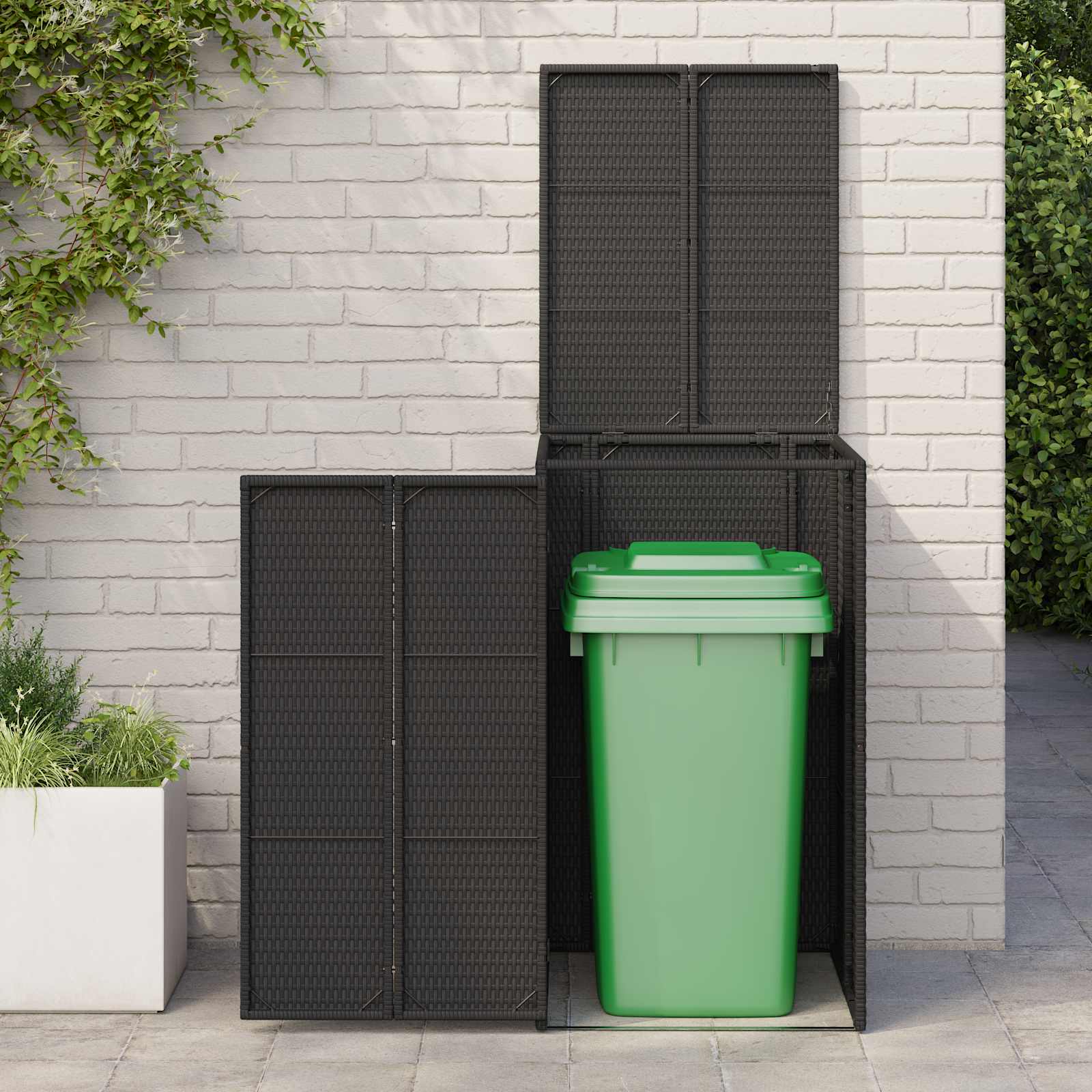 Mülltonnenbox 65 X 80 X 115 Cm Polyethylen