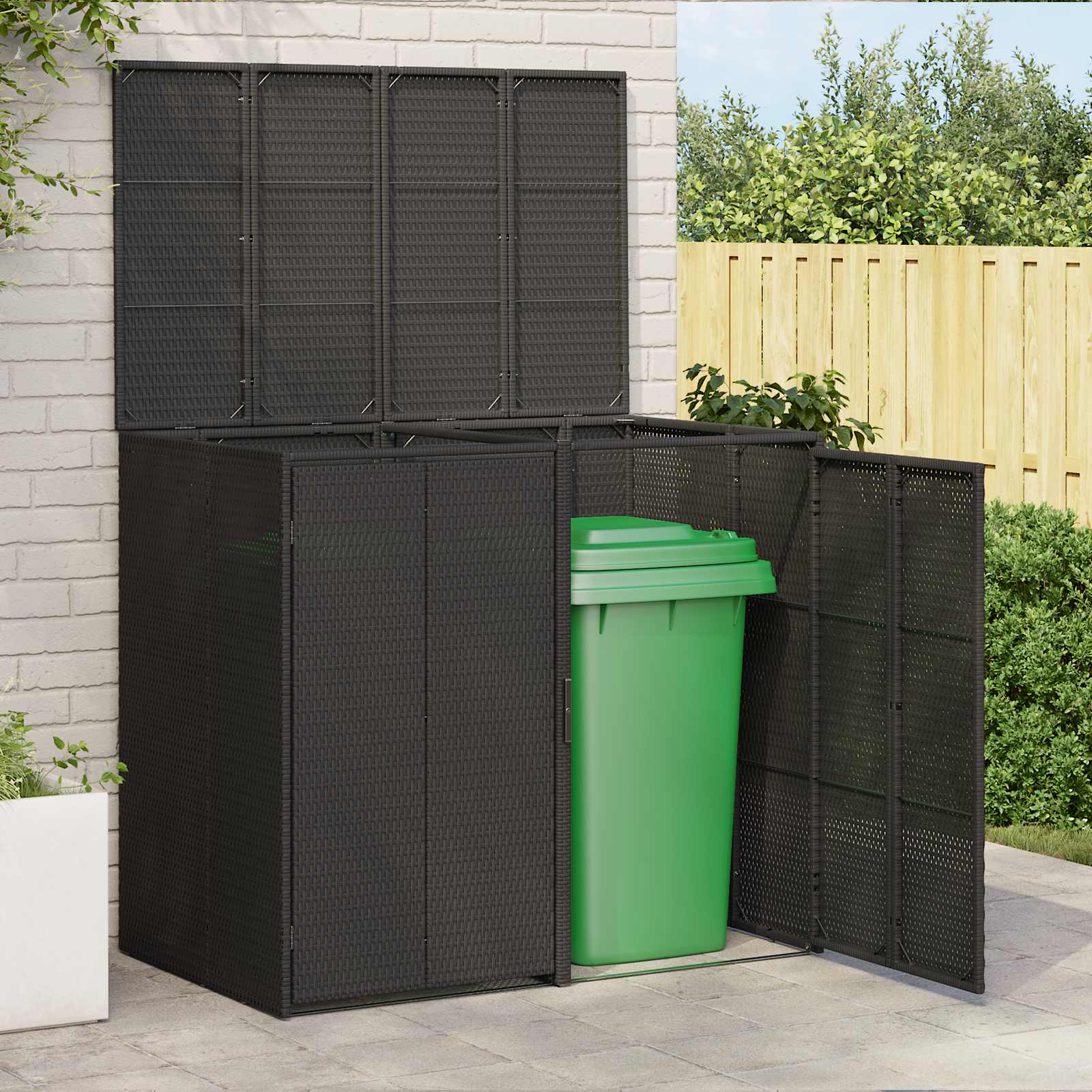 Mülltonnenbox 65 X 80 X 115 Cm Polyethylen