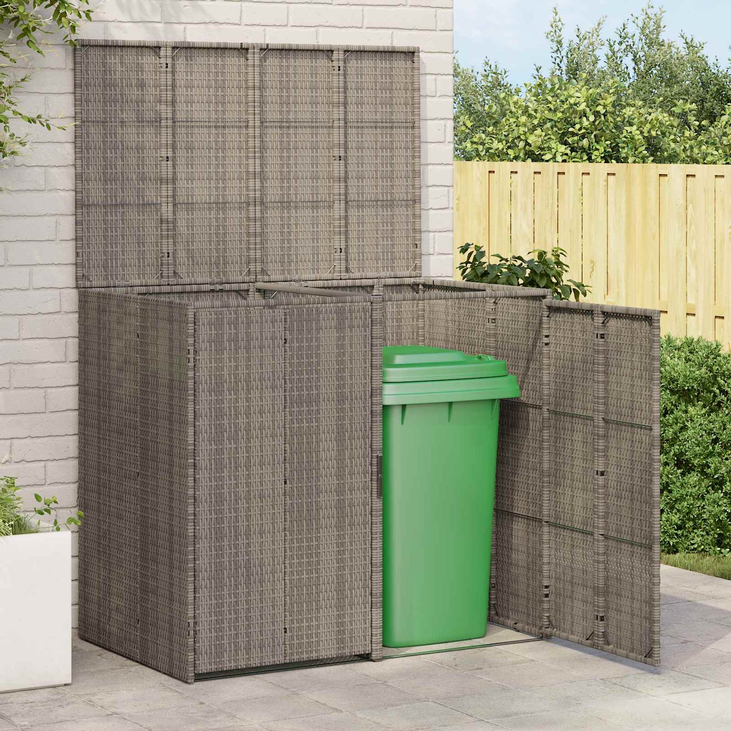 Mülltonnenbox 65 X 80 X 115 Cm Polyethylen