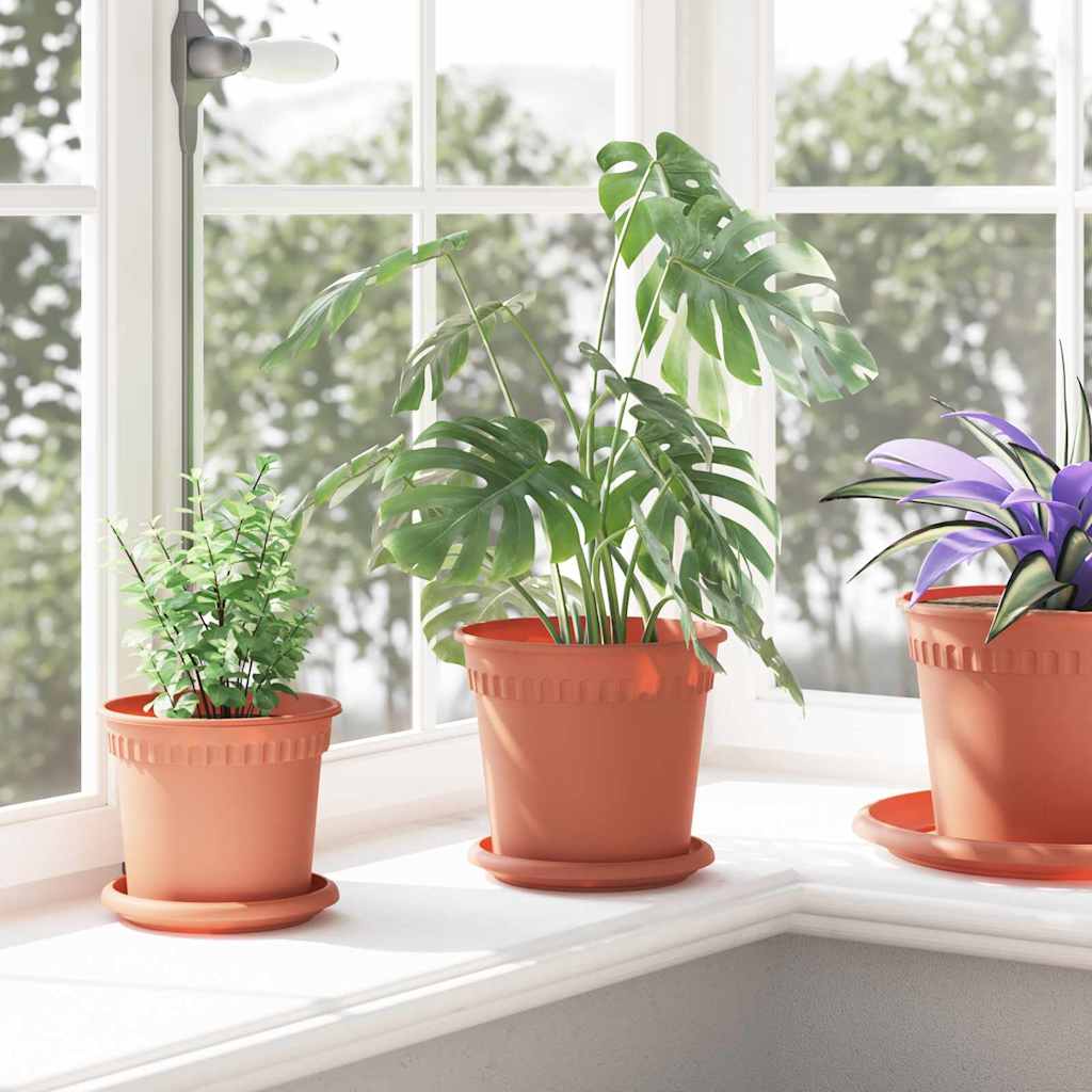 Blumentöpfe 6 Pcs Ø 17 X 14 Cm Kunststoff