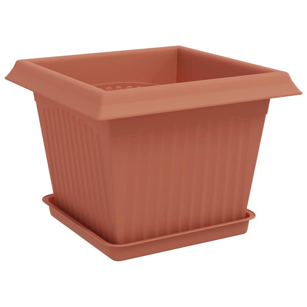 Blumentöpfe 6 Pcs 23 X 23 X 17,5 Cm Kunststoff