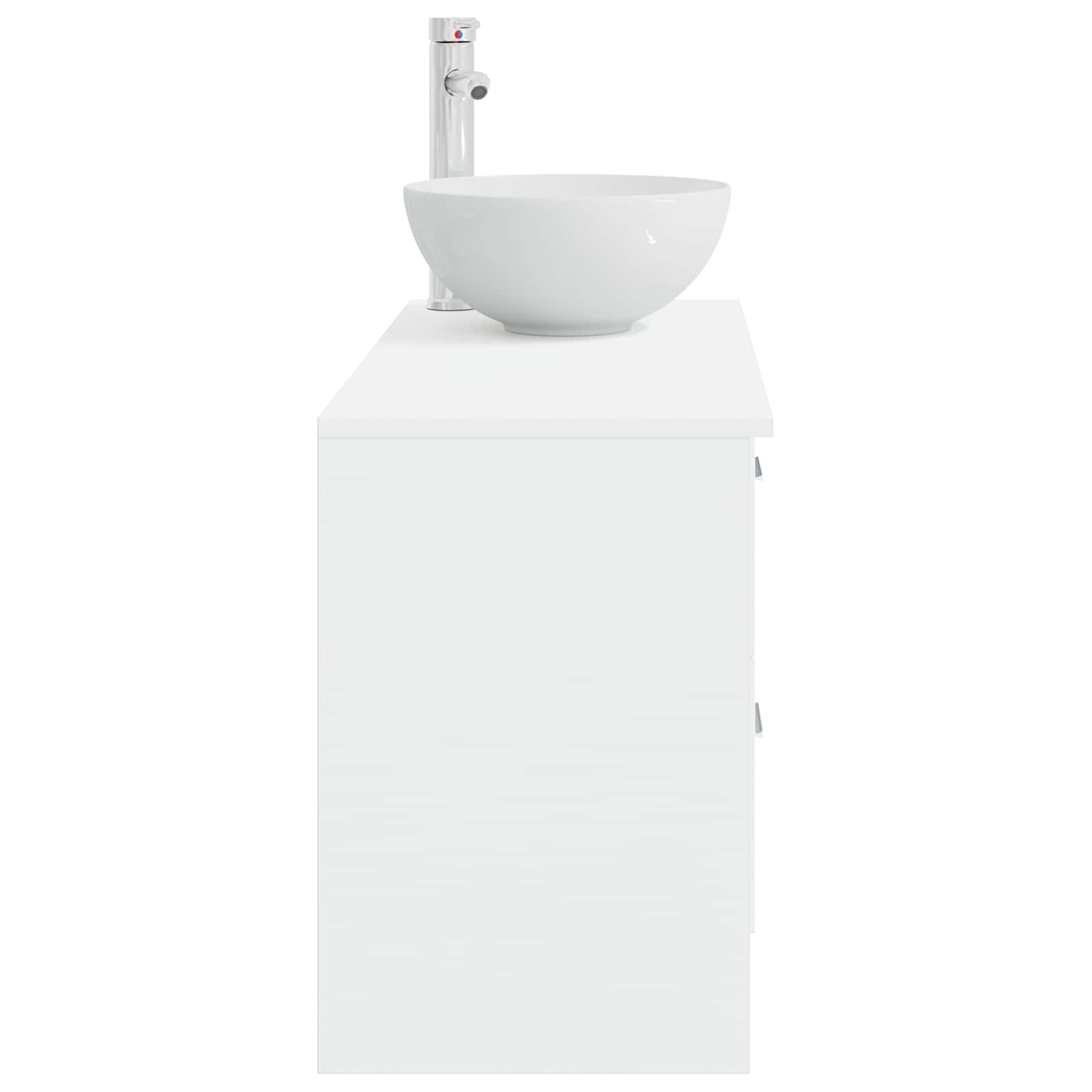 Badezimmermöbel-Set 2 Pcs Holzwerkstoff