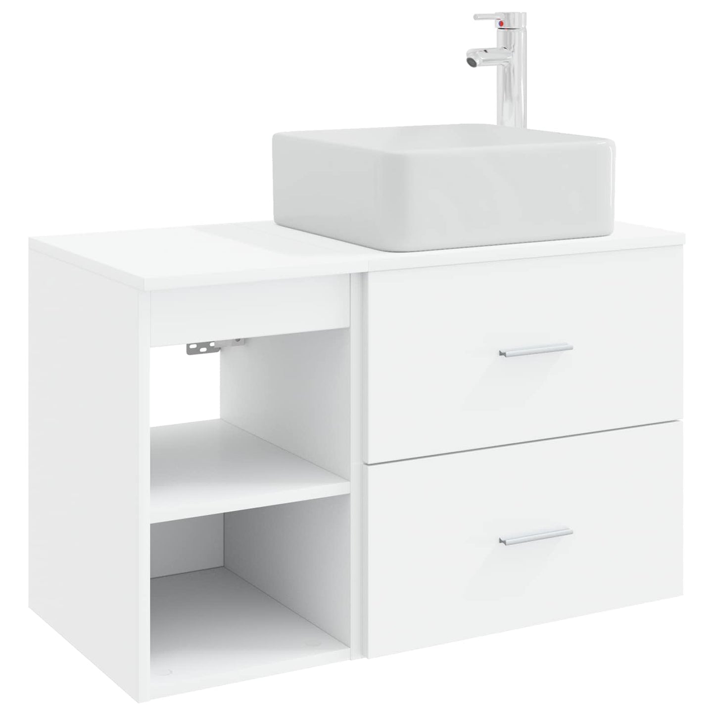 Badezimmermöbel-Set 2 Pcs Holzwerkstoff