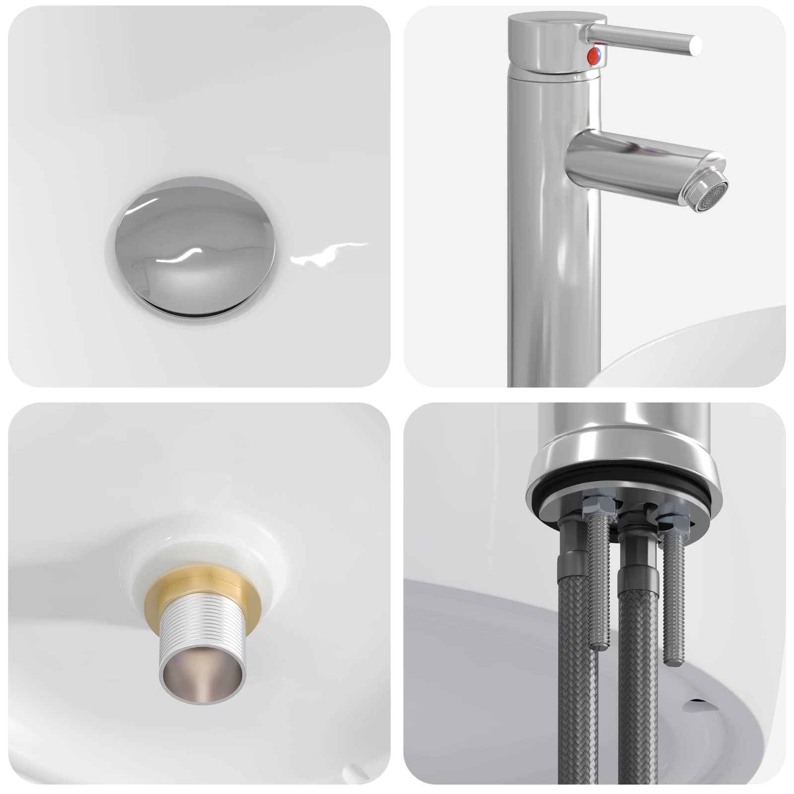 Badezimmermöbel-Set 2 Pcs Holzwerkstoff
