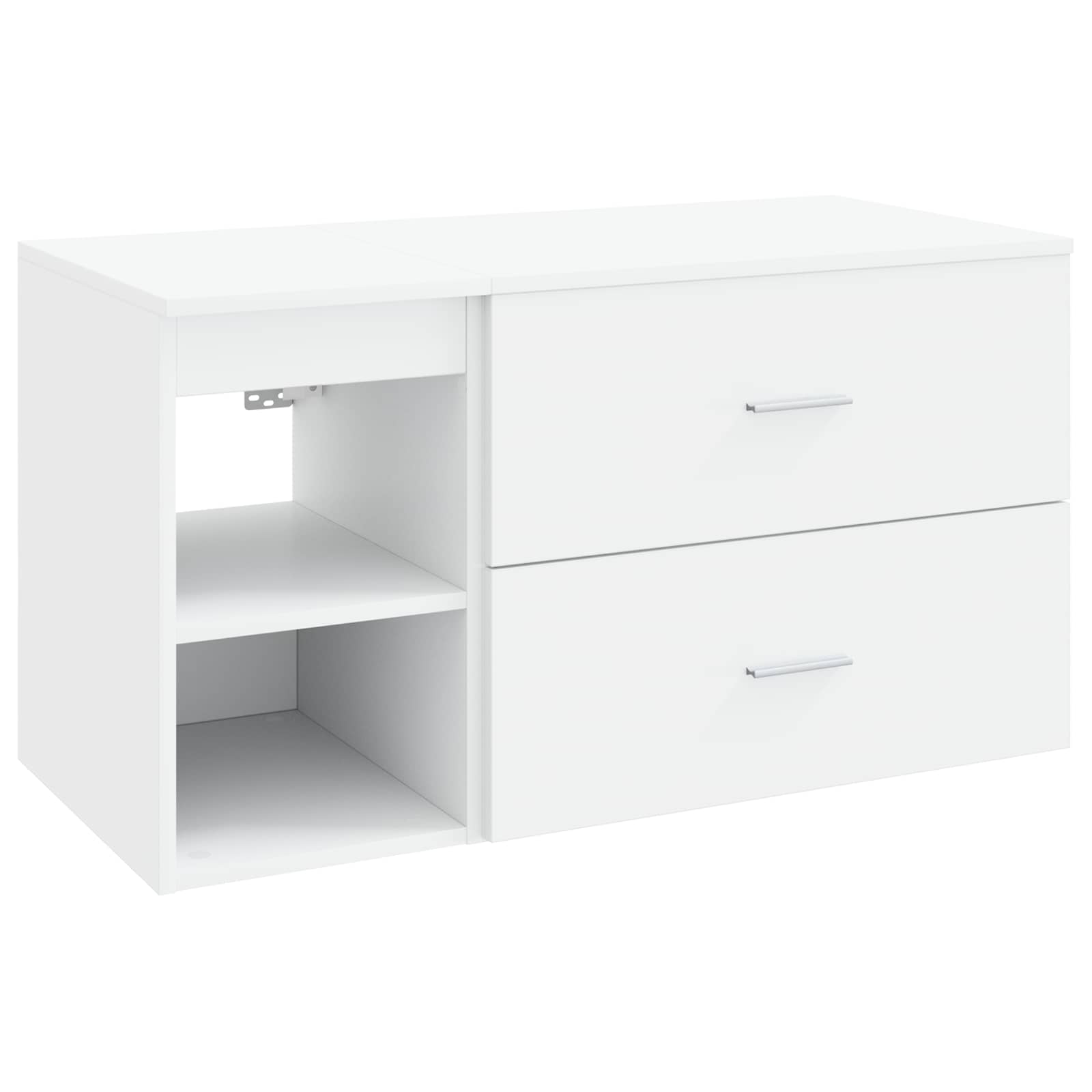 Badezimmermöbel-Set 2 Pcs Holzwerkstoff