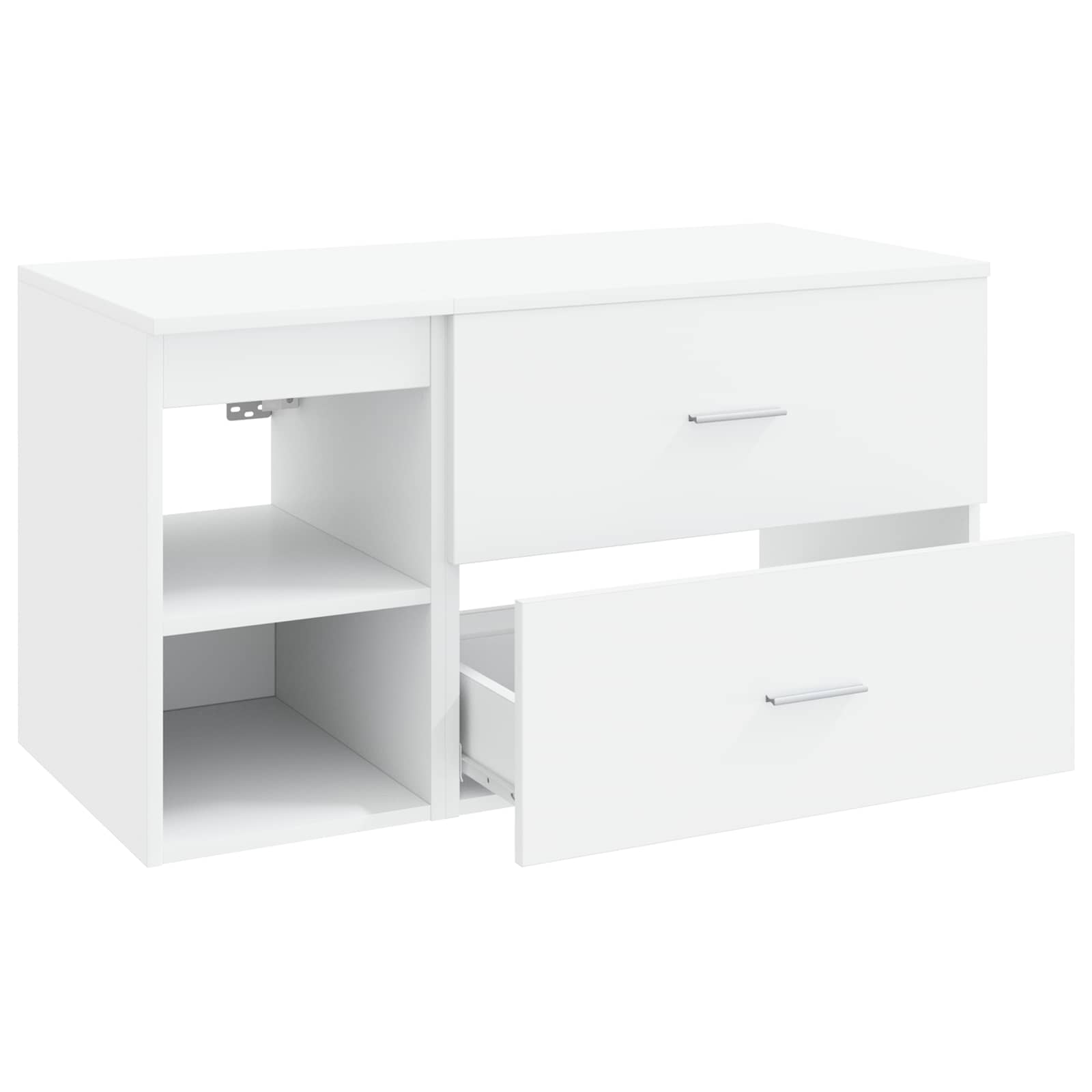 Badezimmermöbel-Set 2 Pcs Holzwerkstoff