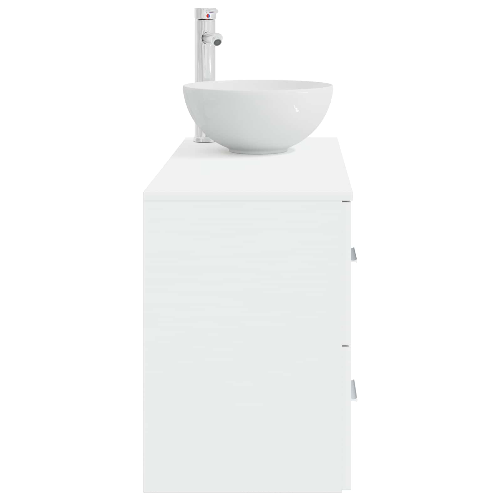 Badezimmermöbel-Set 2 Pcs Holzwerkstoff