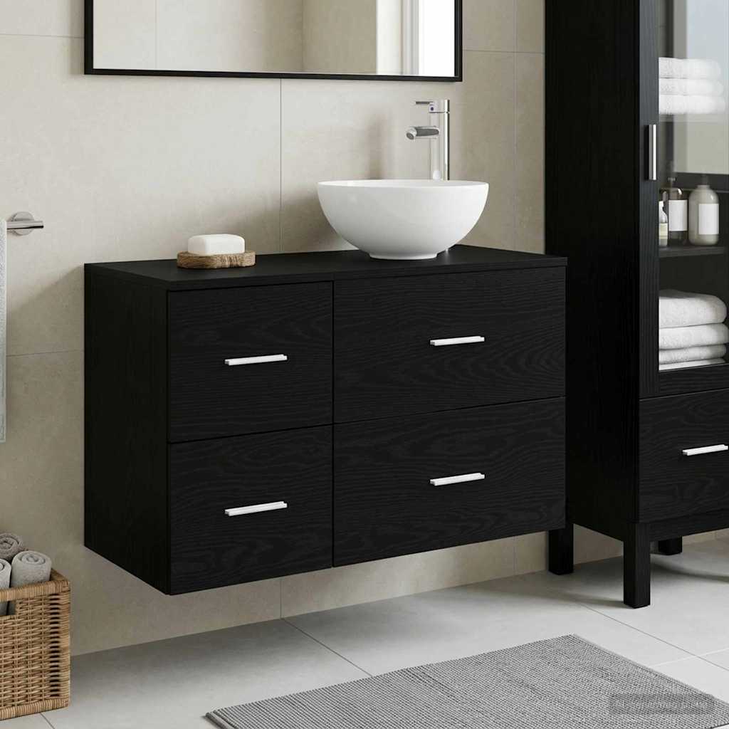 Badezimmermöbel-Set 2 Pcs Holzwerkstoff
