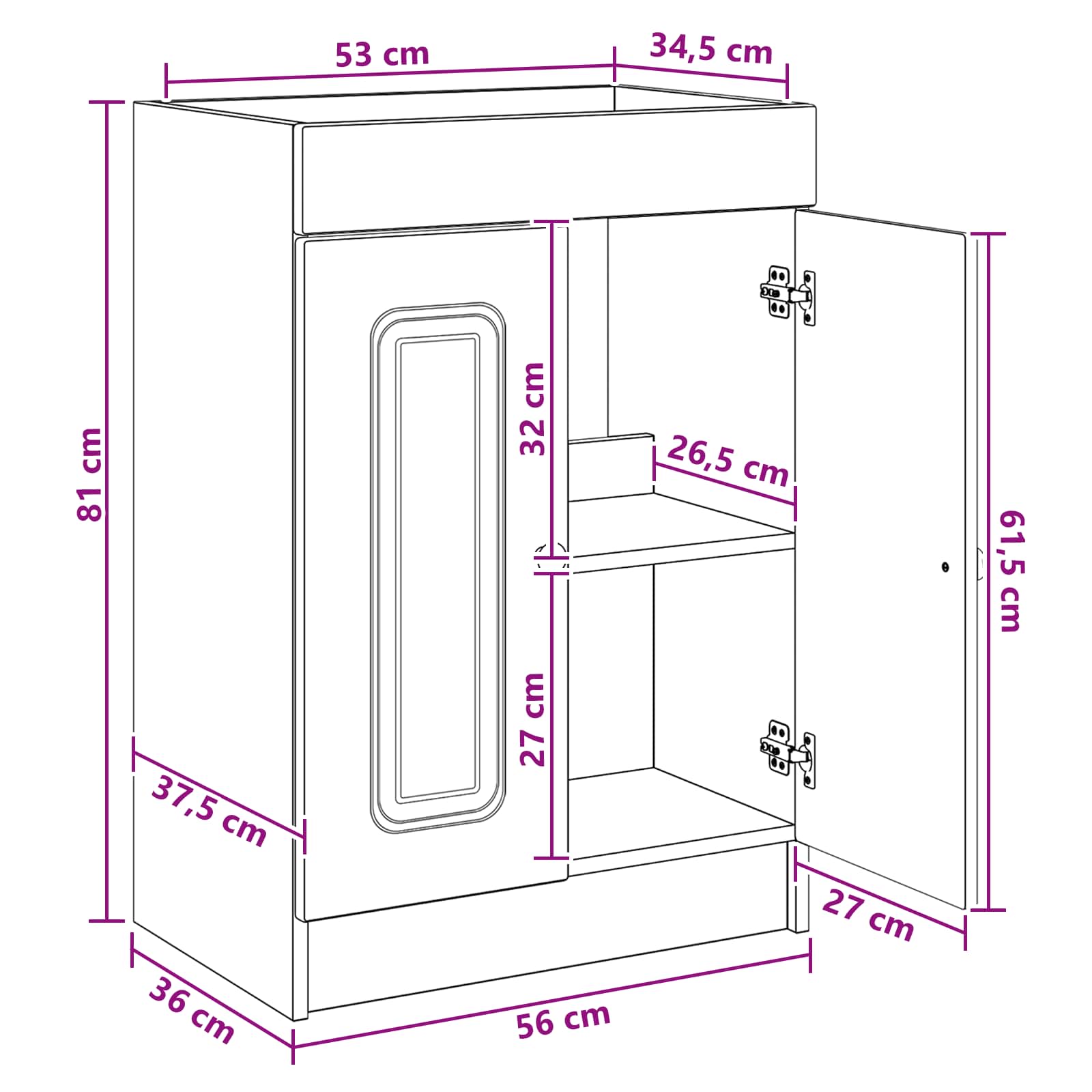 Badezimmermöbel-Set Holzwerkstoff