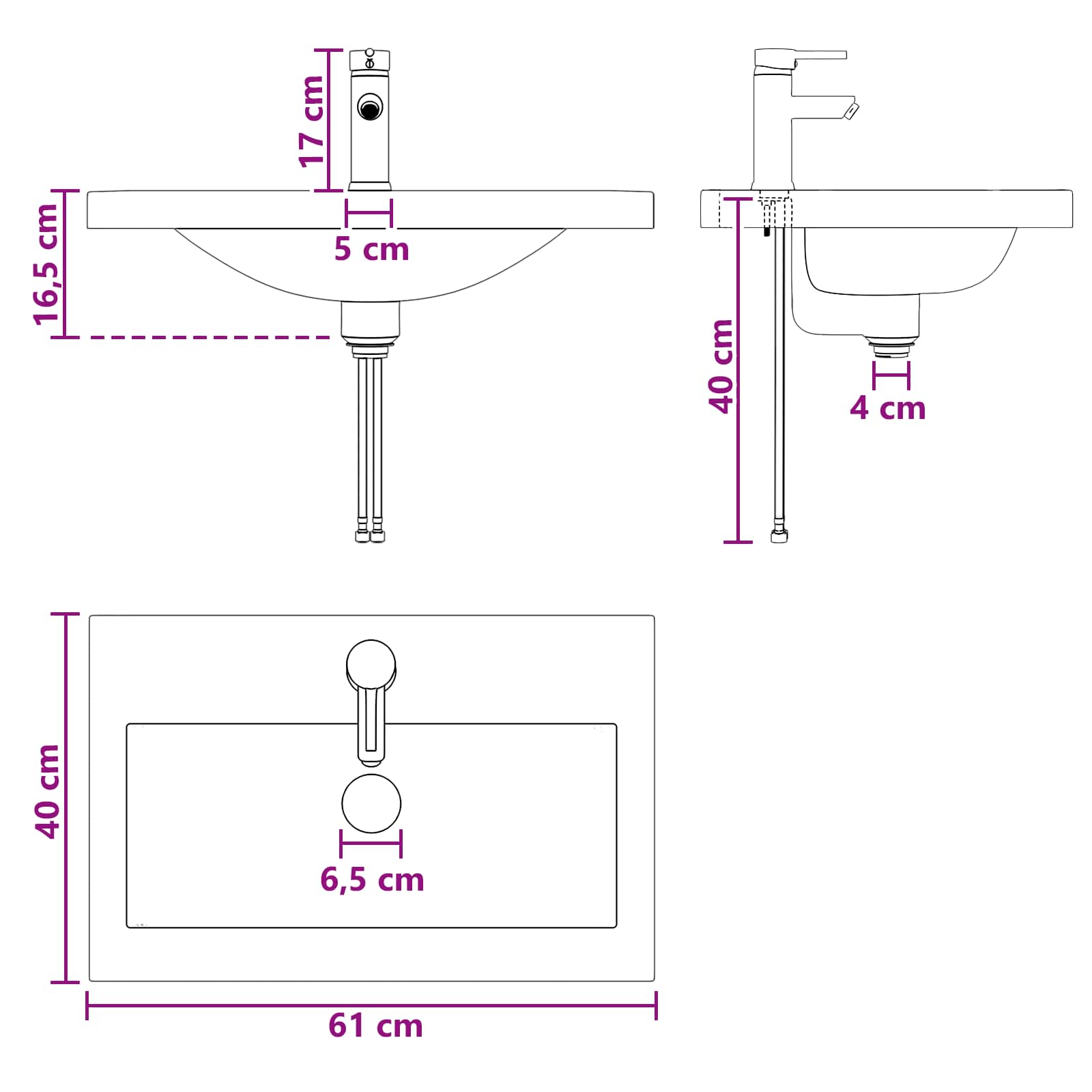 Badezimmermöbel-Set Holzwerkstoff