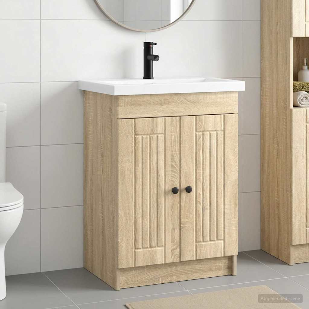 Badezimmermöbel-Set Holzwerkstoff