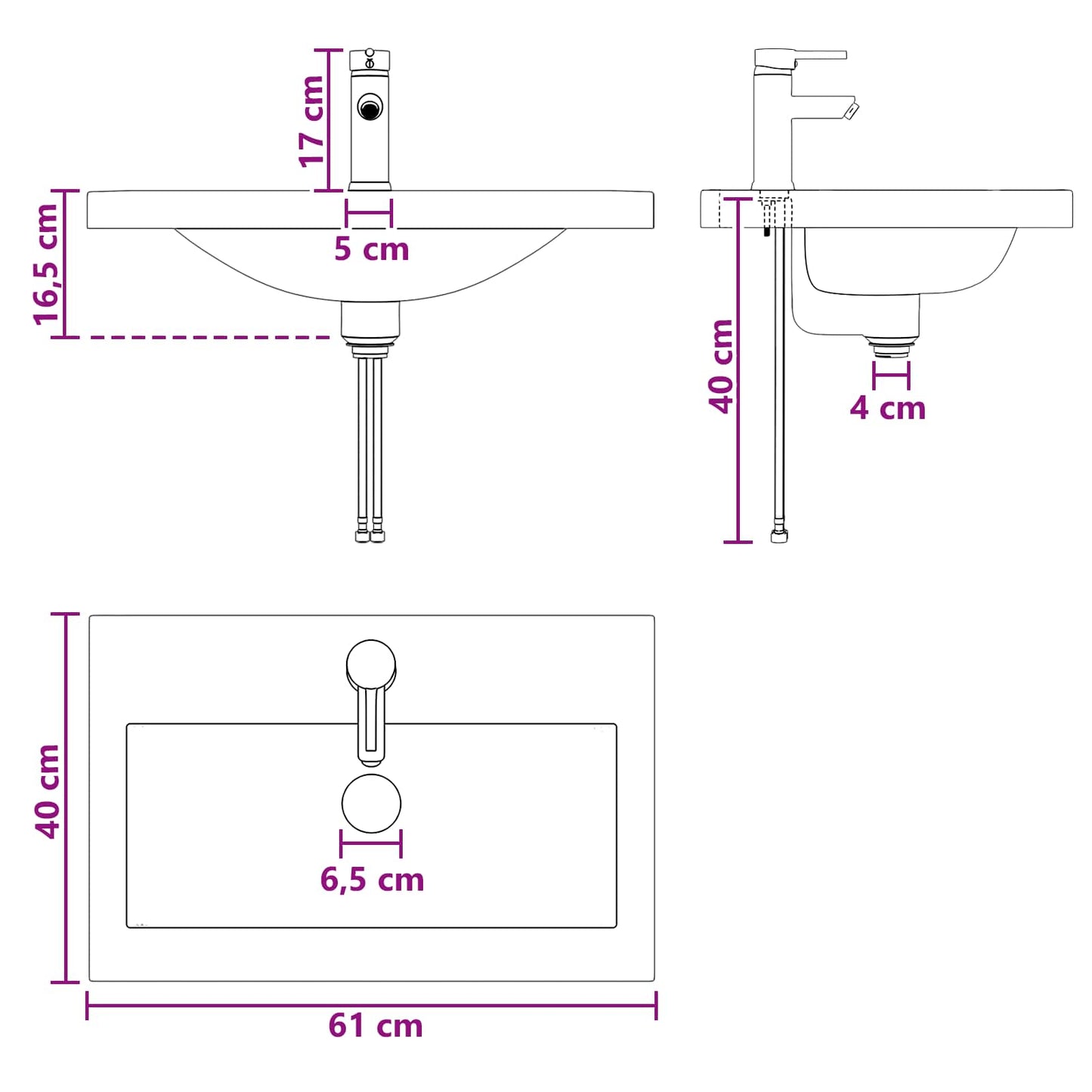 Badezimmermöbel-Set Holzwerkstoff