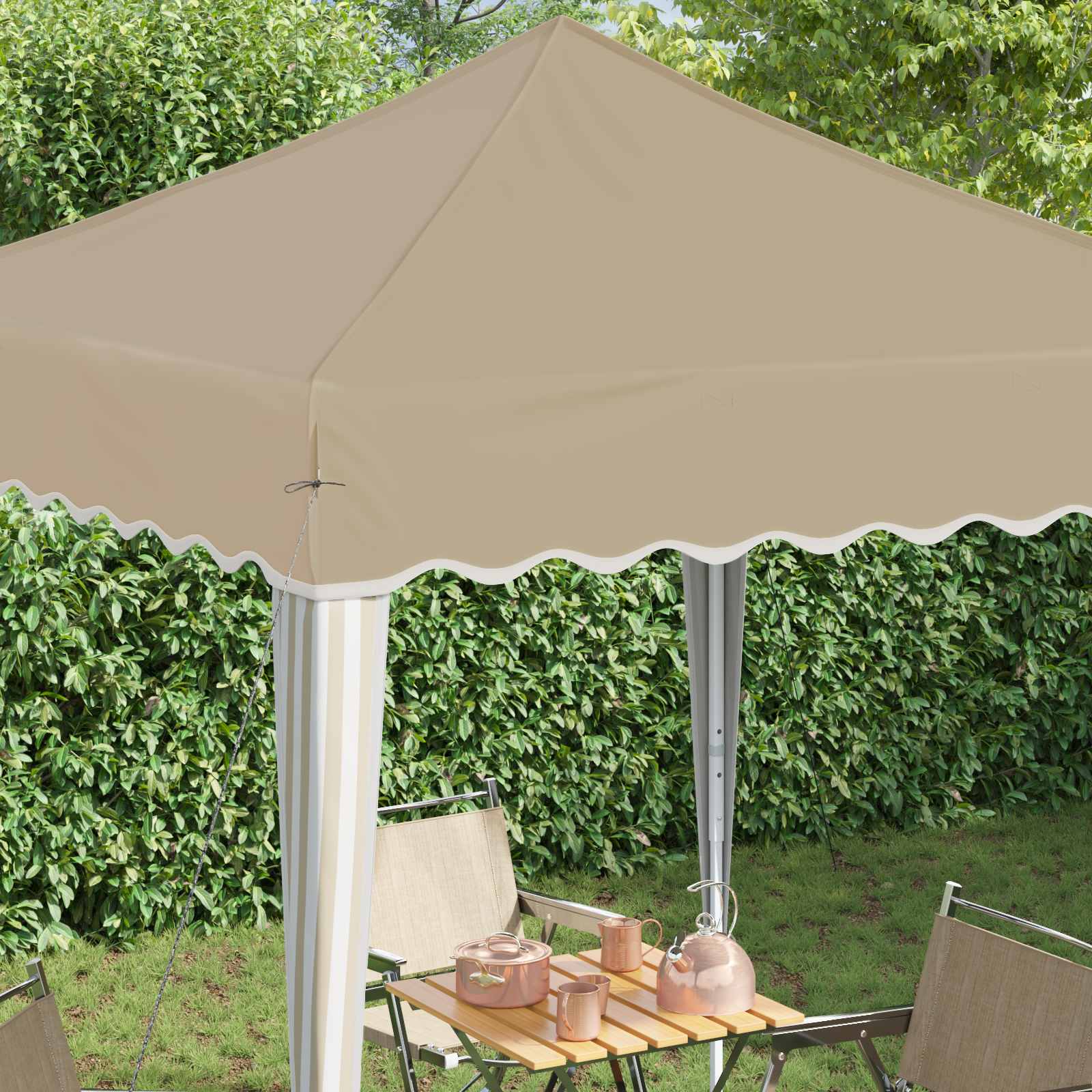 Pop-Up Partyzelt 195 X 195 X 245 Cm Oxford-Stoff